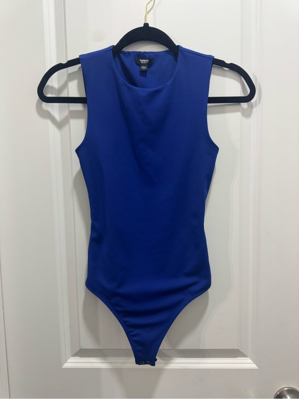 Express Blue bodysuit with cut out detail